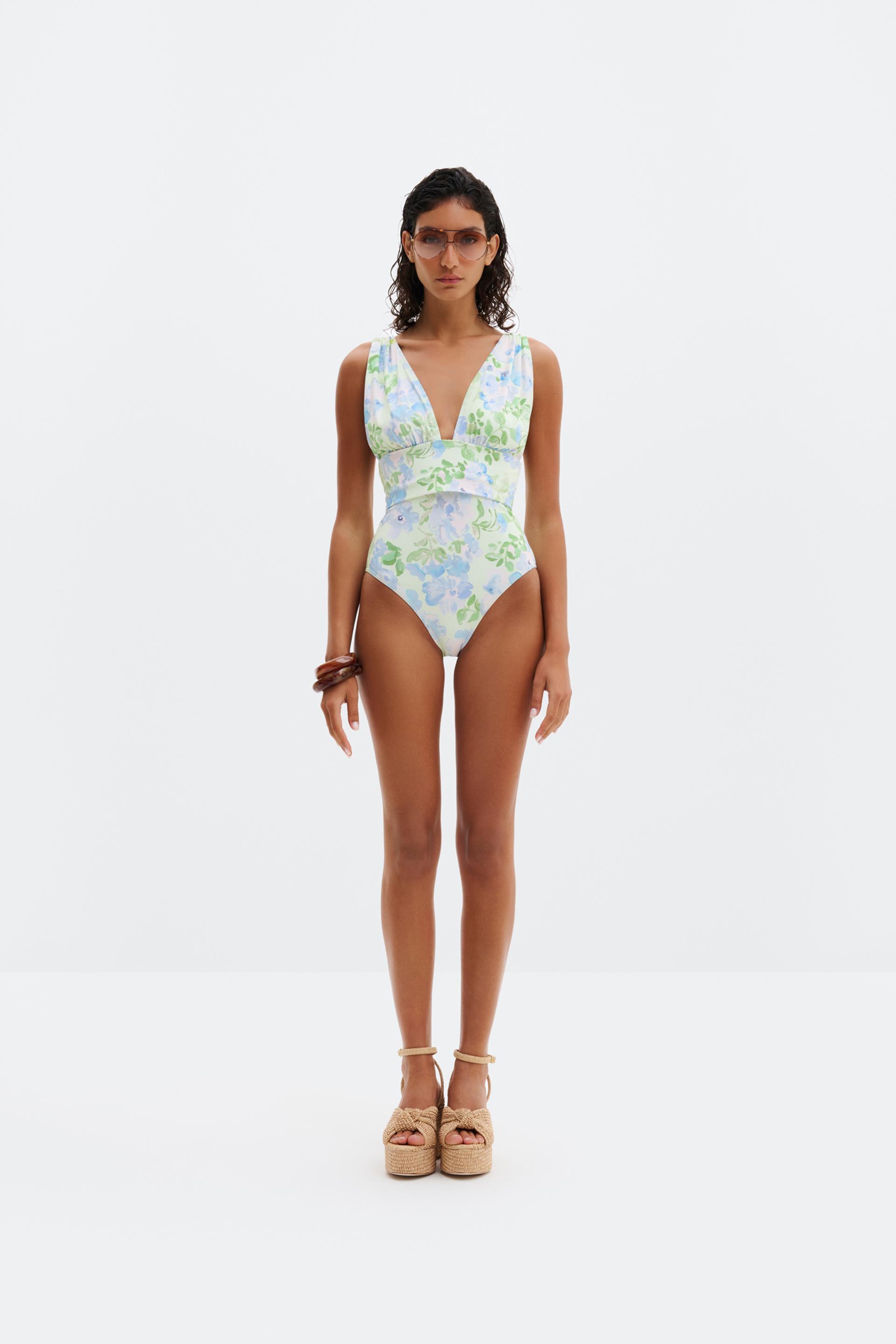 Alvina swimsuit Pastel Floral Pistachio (1)