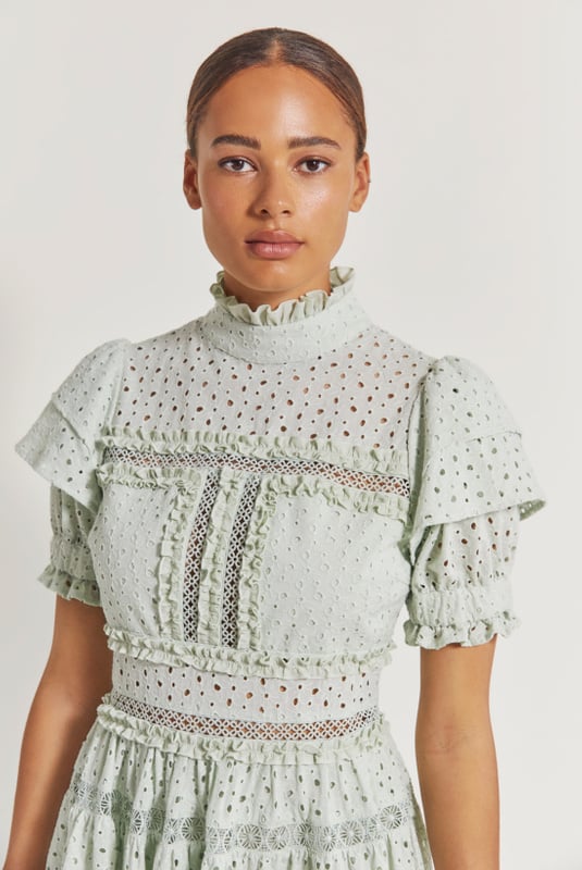 Iro mini lace dress - By Malina 