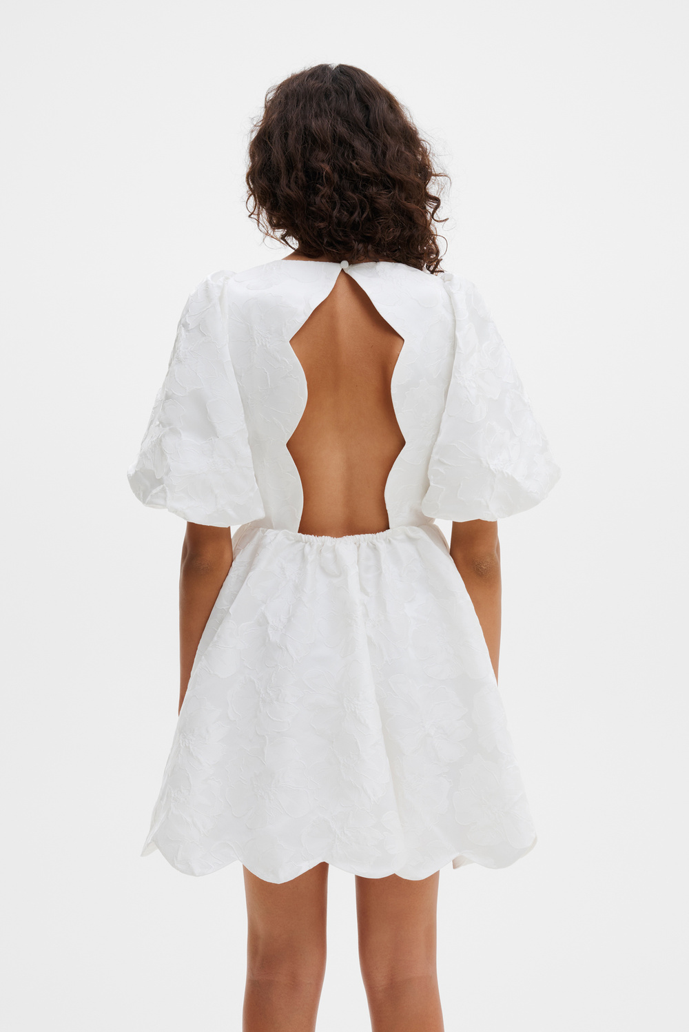 Elina mini dress - White - MINI DRESSES | Malina | Occasion designer  clothing