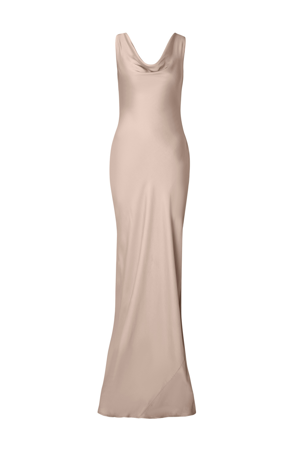 ワンピースその他 Malina Leah dress in champagne colour satin Leah maxi dress - Champagne - MAXI DRESSES | Malina