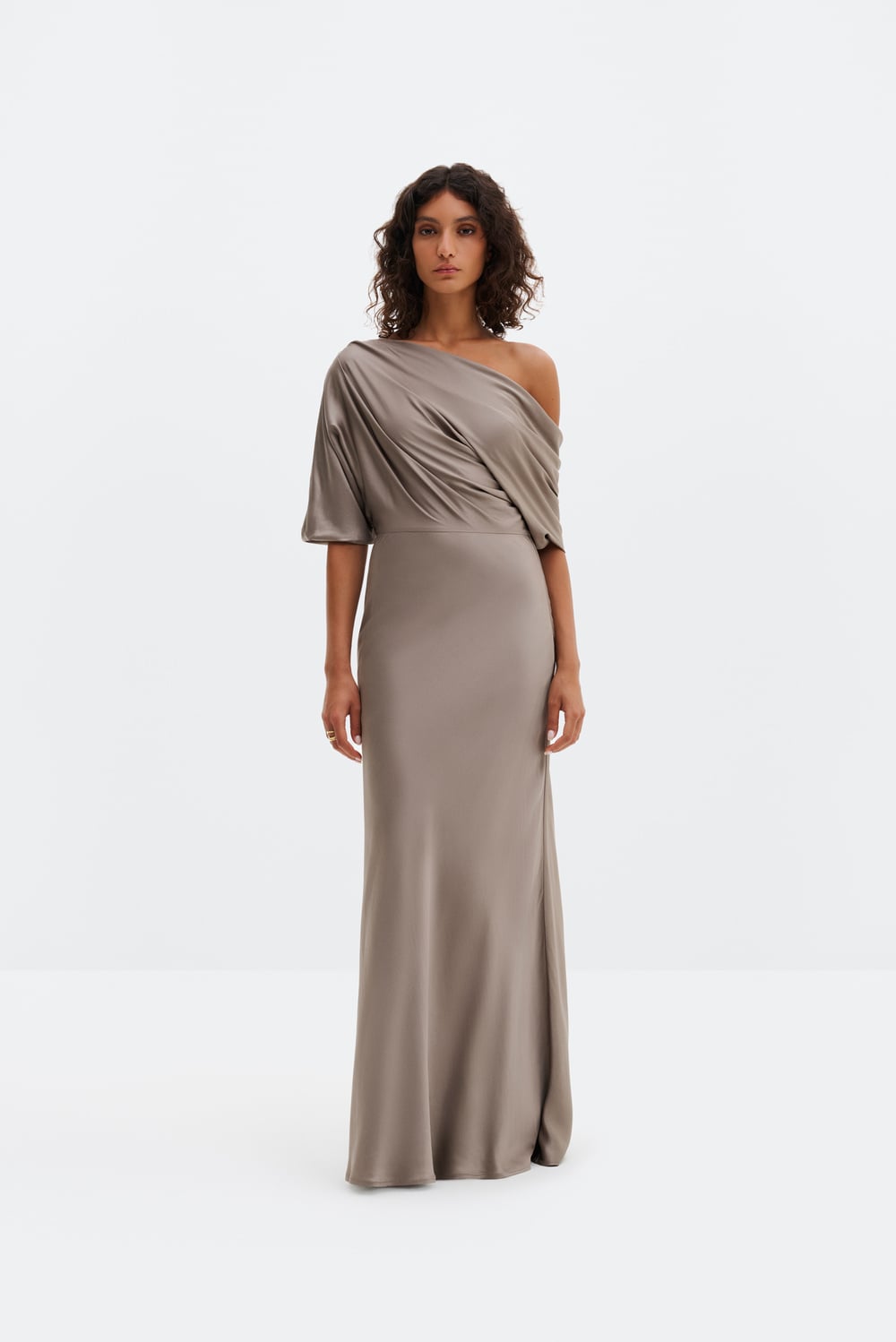 Leah maxi dress - Graphite - MAXI DRESSES | Malina | Occasion