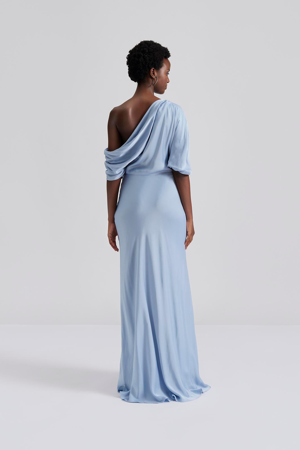 Alivia maxi dress - Dusty Blue - MAXI DRESSES | Malina | Occasion designer  clothing