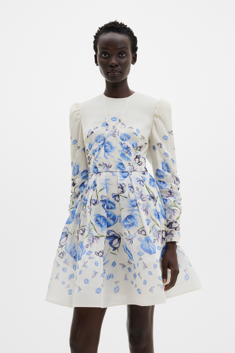 Leoni midi dress - Wine Peony - DRESSES | Malina | Occasion