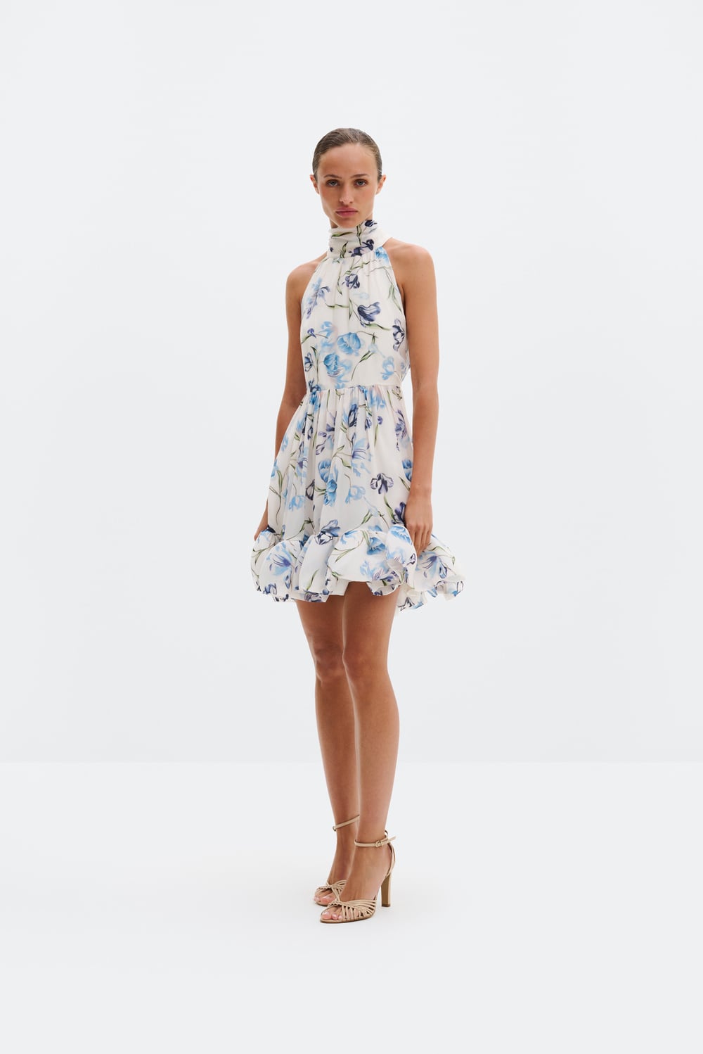 Fern mini dress - Tulip Blue - MINI DRESSES | Malina | Occasion designer clothing Fern mini dress - Tulip Blue - MINI DRESSES | Malina | Occasion designer clothing