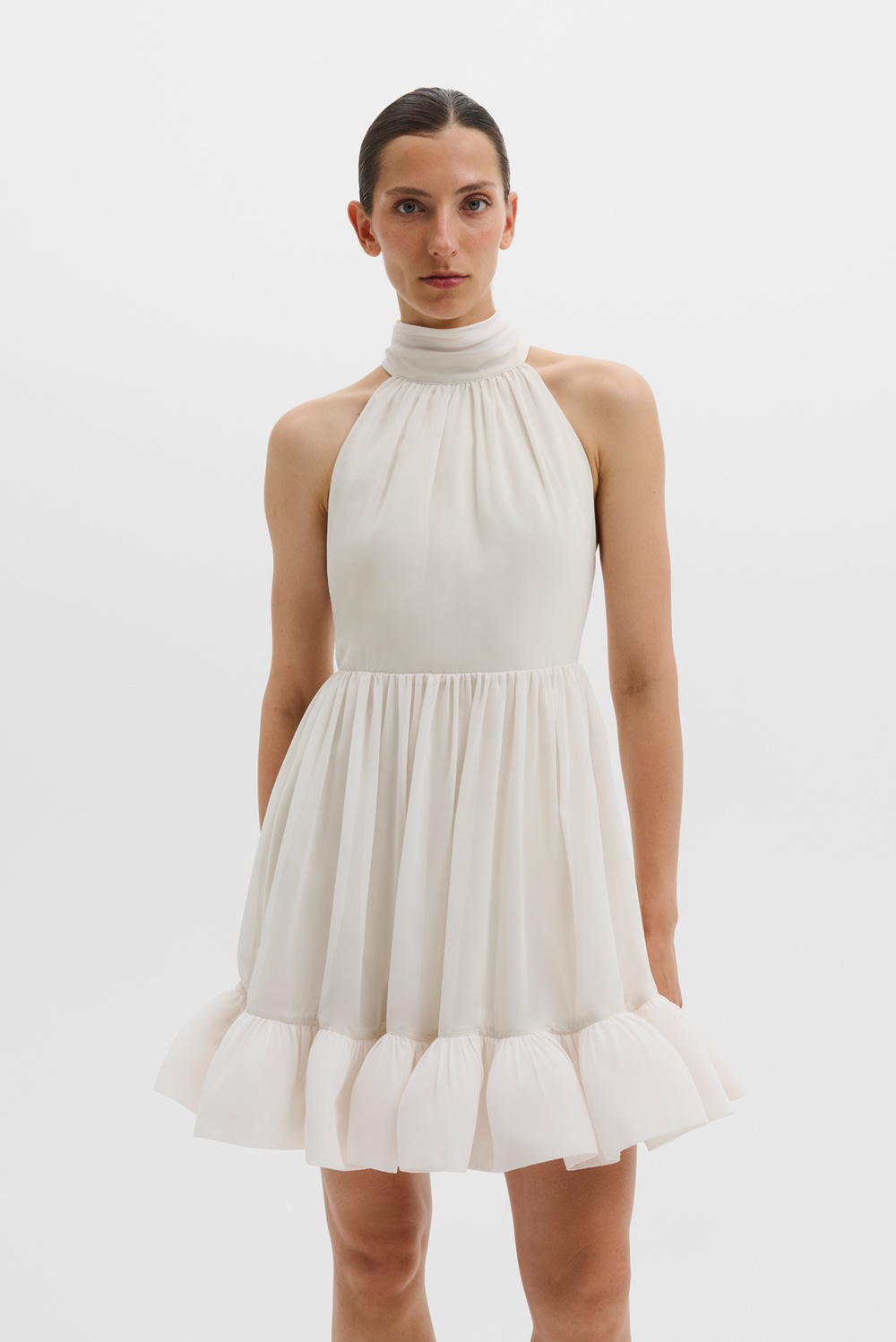 molina mini dress white Mikail Mini Dress | White Available In Black molina mini dress white White