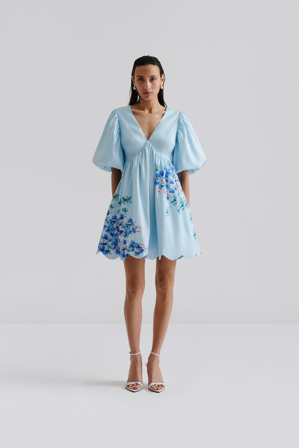Dana mini dress - Ice Blue - DRESSES | Malina | Occasion designer clothing