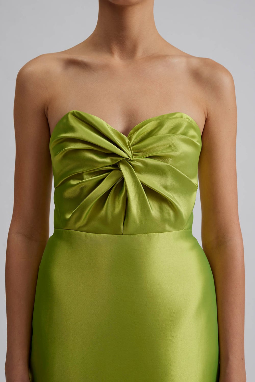 haley maxi dress green Haley Open Back Sash Mermaid Formal Dress