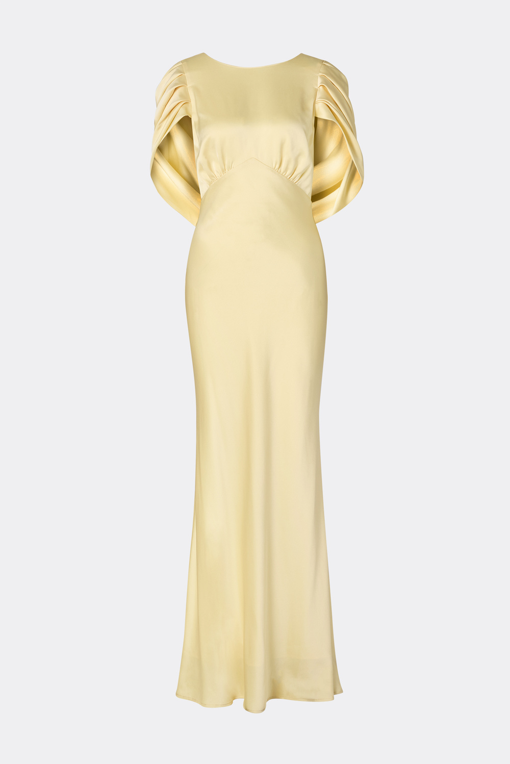 Louise maxi dress - Lemon - MAXI DRESSES | Malina | Occasion designer  clothing