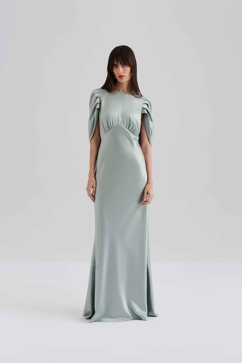 green dress louise Beatrice B Louise Dress in Green and Black Print main image 0