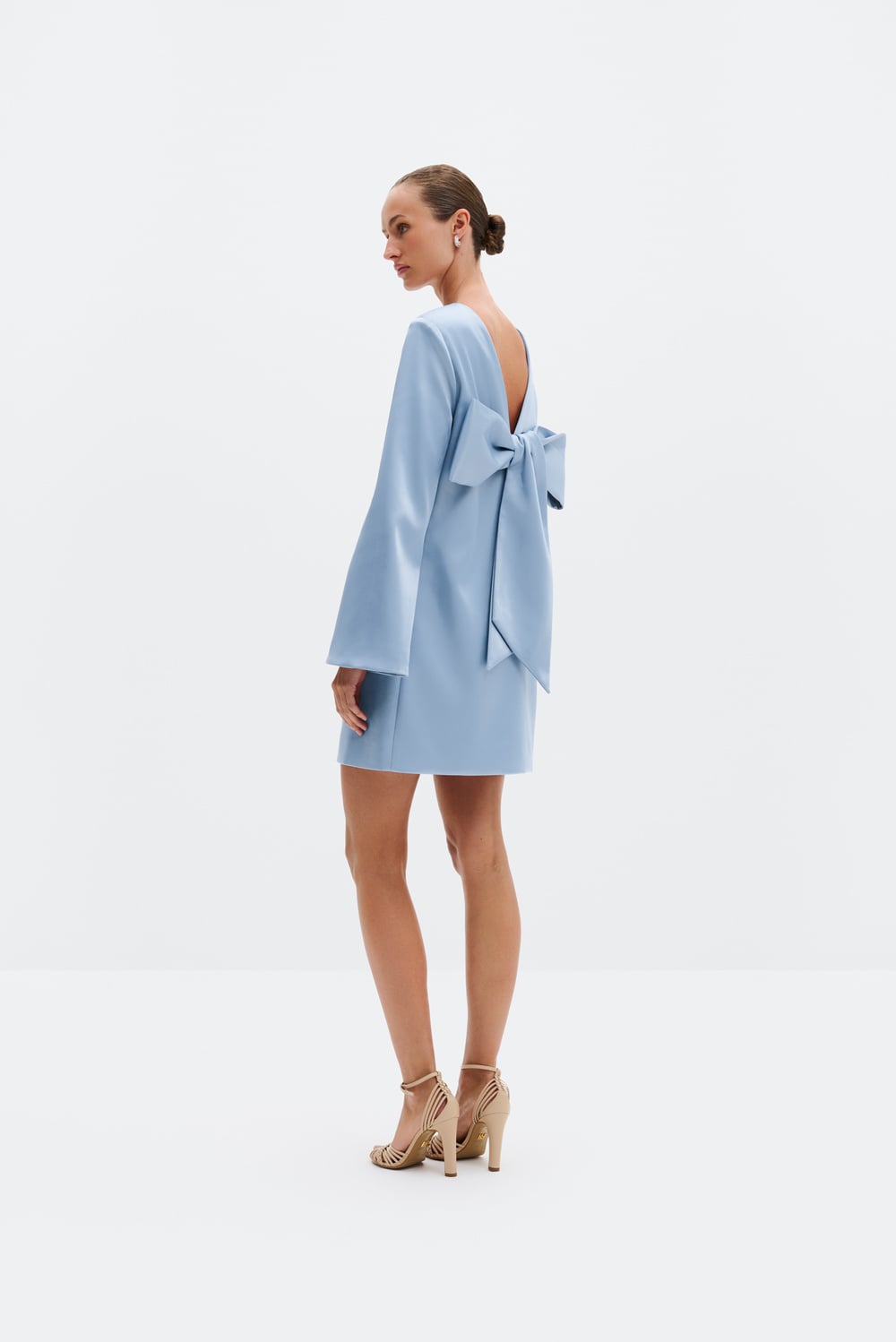 mini dresses for petite women Glendon Mini Dress Blue Petite