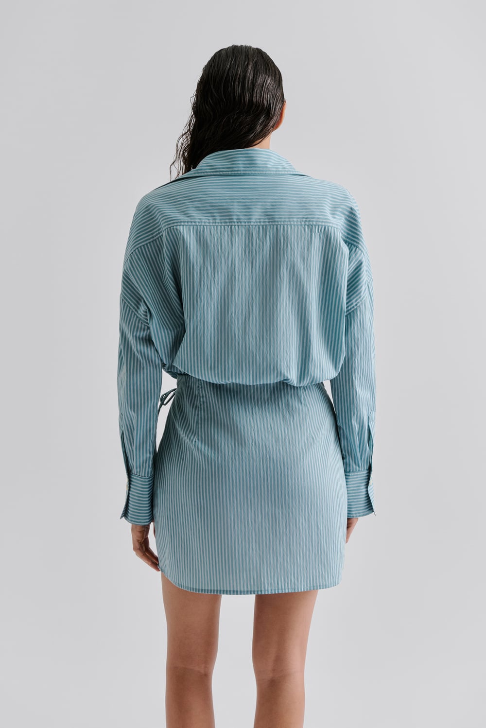 Portea mini dress - Aqua Stripe - DRESSES | Malina | Occasion designer  clothing