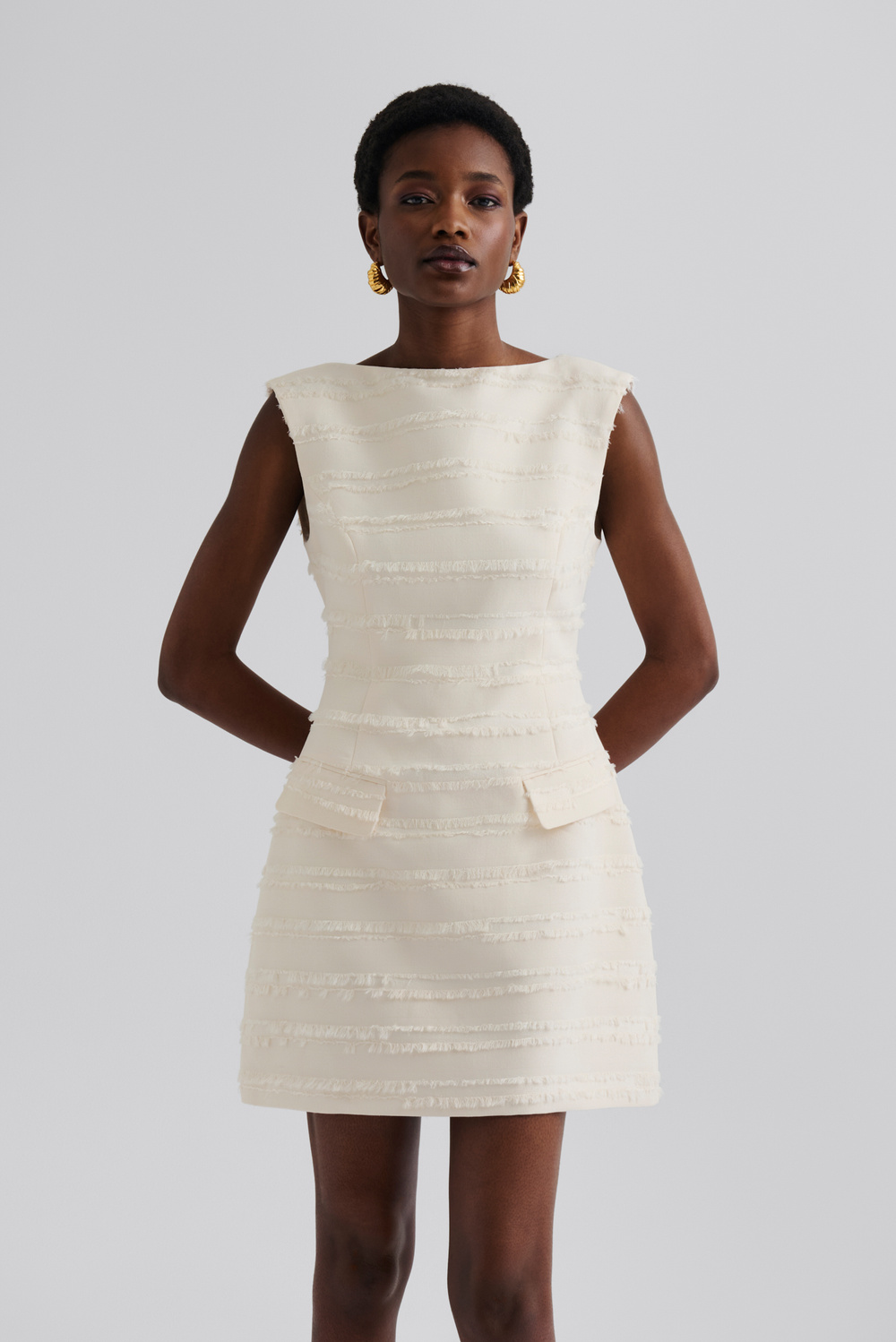 Adelina mini dress - Vanilla - DRESSES | Malina | Occasion designer clothing