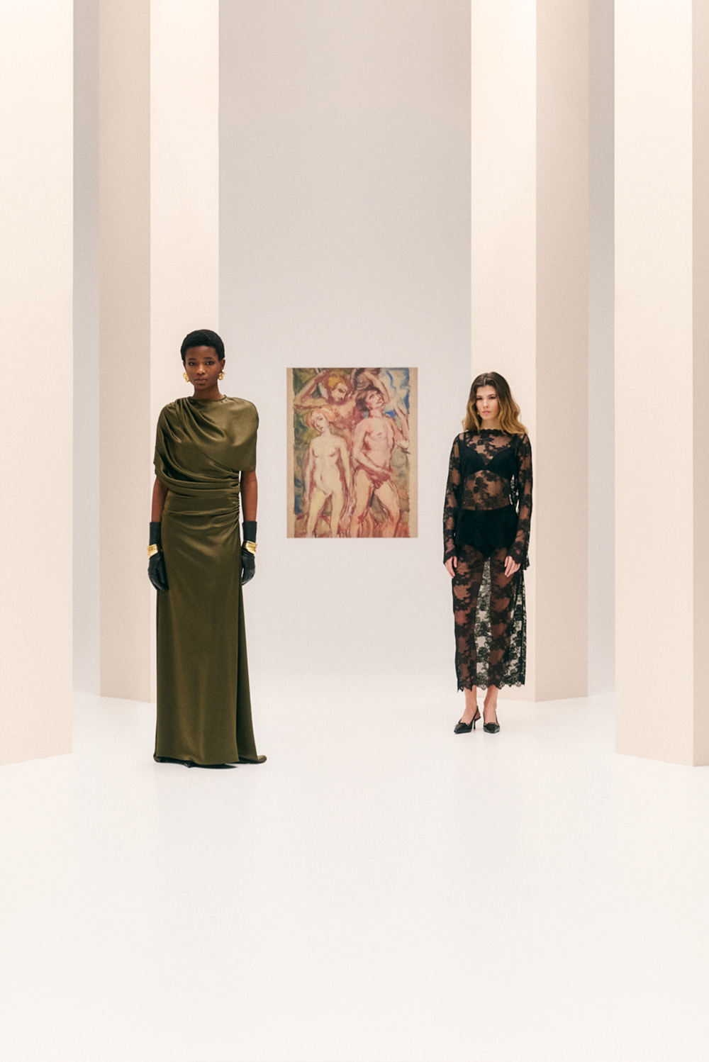 【EEUN】Ambrosial skirt Aubree midi skirt - Leo - MIDI SKIRTS | Malina | Occasion