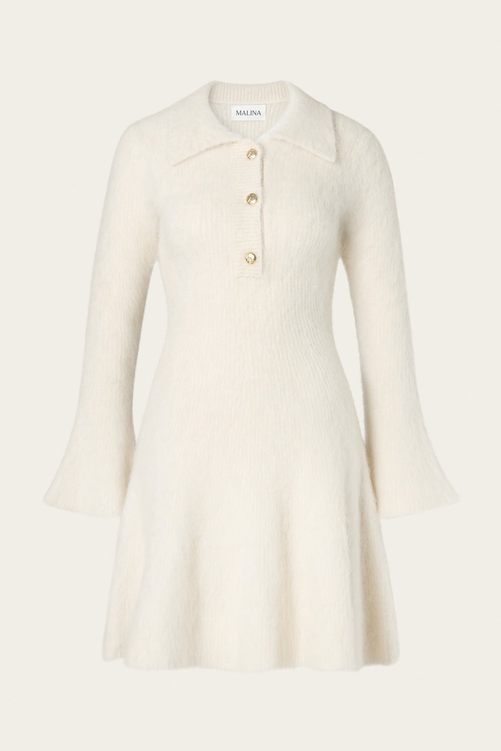 Elna mini dress - Vanilla - MINI DRESSES | Malina | Occasion