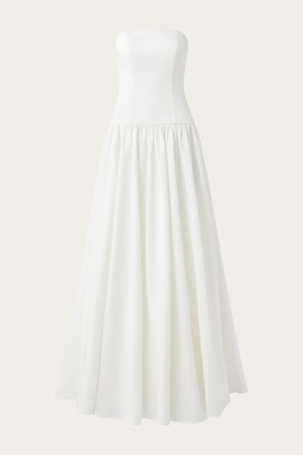 Sabrina midi dress - White - PLAIN DRESSES | Malina