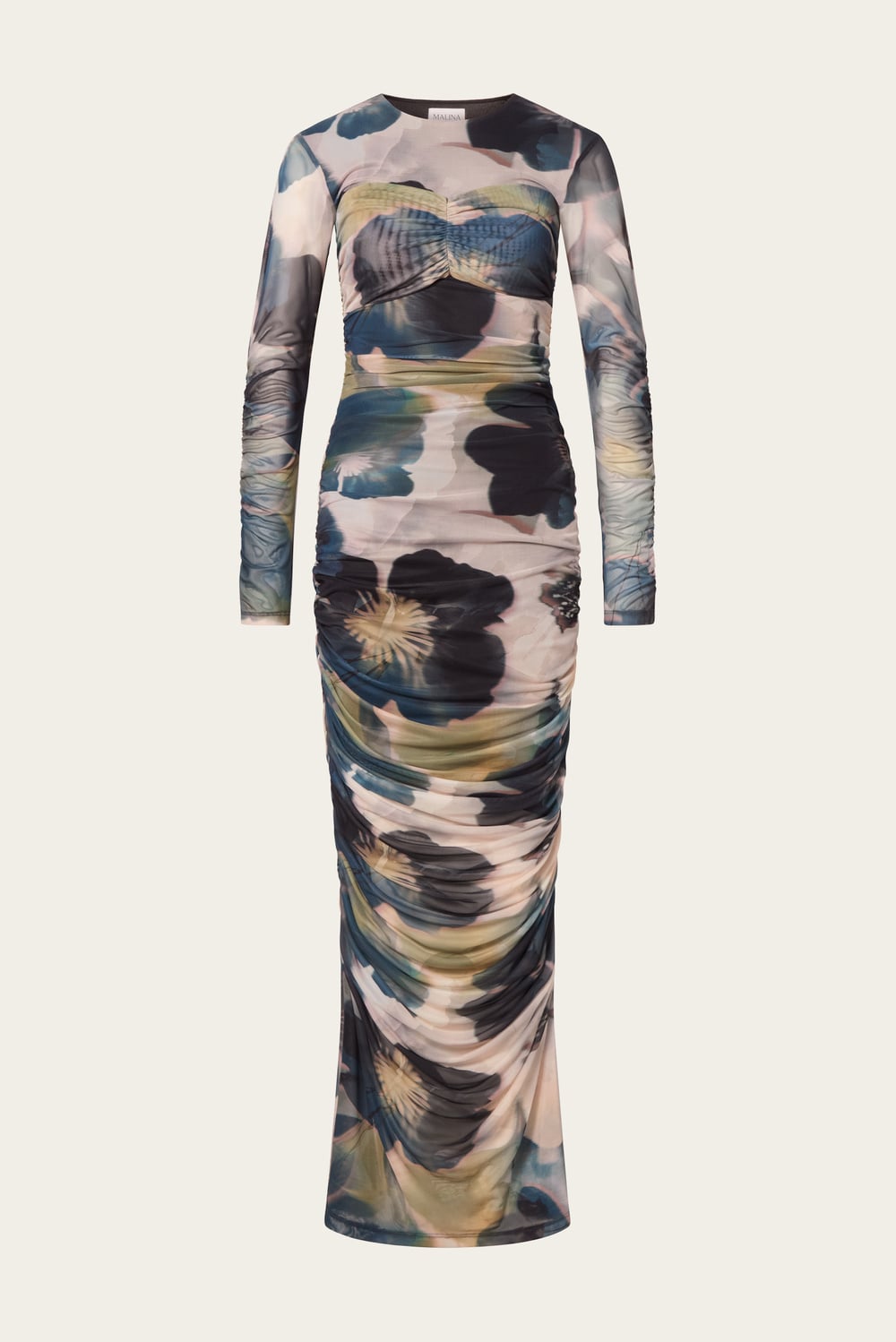 Elionora maxi dress - Dusty Poppy - MIDI DRESSES | Malina | Occasion  designer clothing