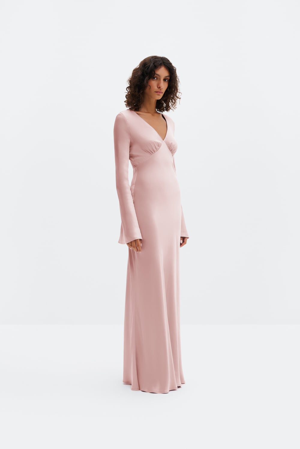 knee length dresses for ladies Malina Louise Maxi Dress in Yellow – TrenLend main image 0