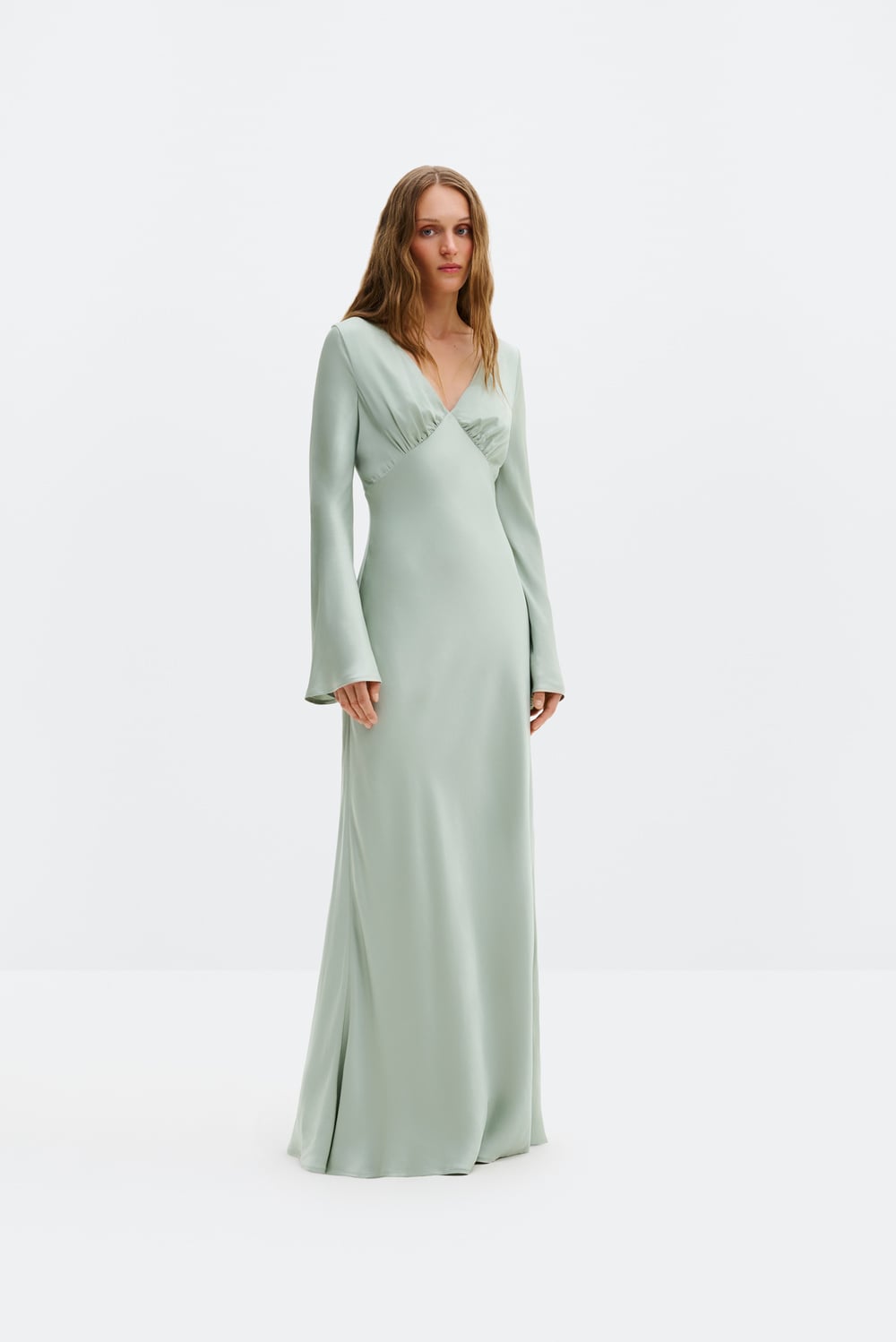 chinese dress ladies Carolina Cut Out High Split Ruched Maxi Dress ‍ Mermaid Way, L