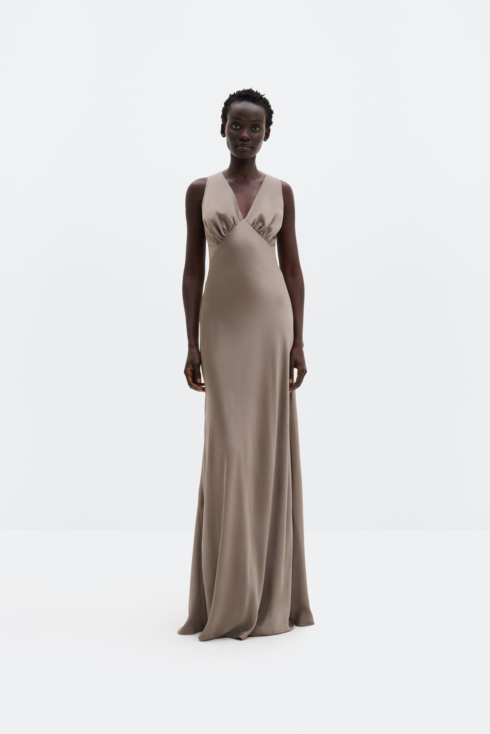 Thelma maxi dress - Graphite - MAXI DRESSES | Malina | Occasion designer  clothing