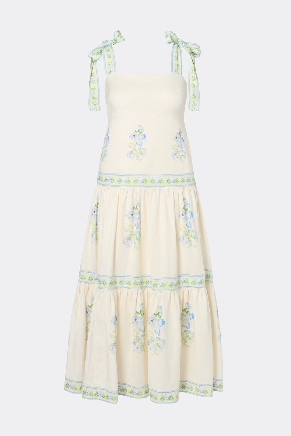 sachin and babi light blue dress Tory Burch Printed silk midi dress Tory Burch