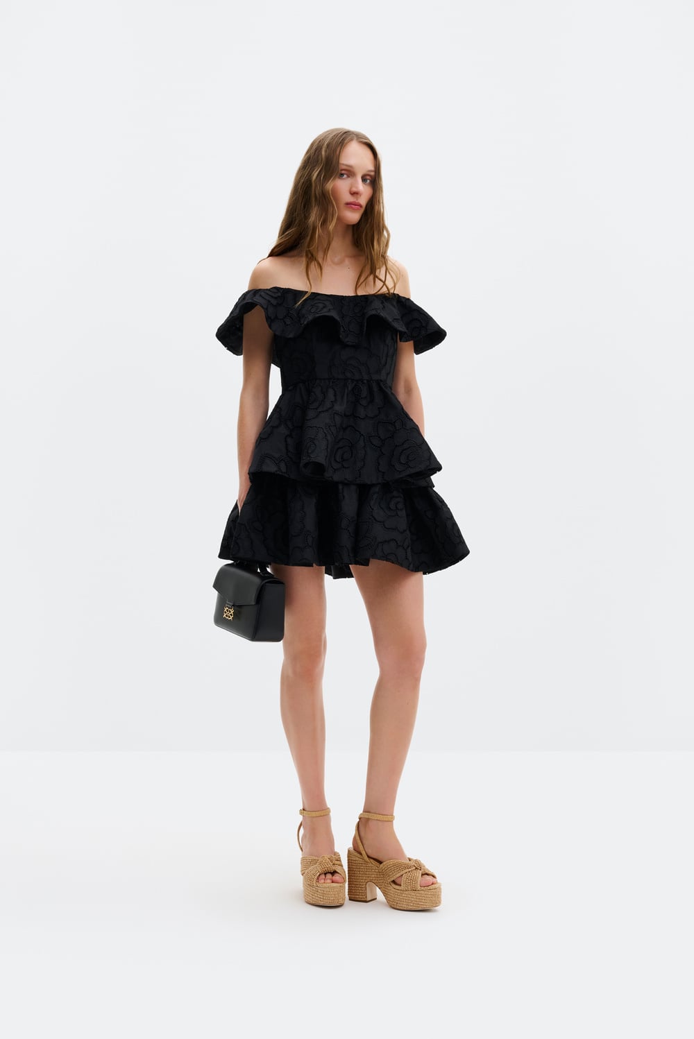Livia mini dress - Vanilla - DRESSES | Malina | Occasion designer clothing