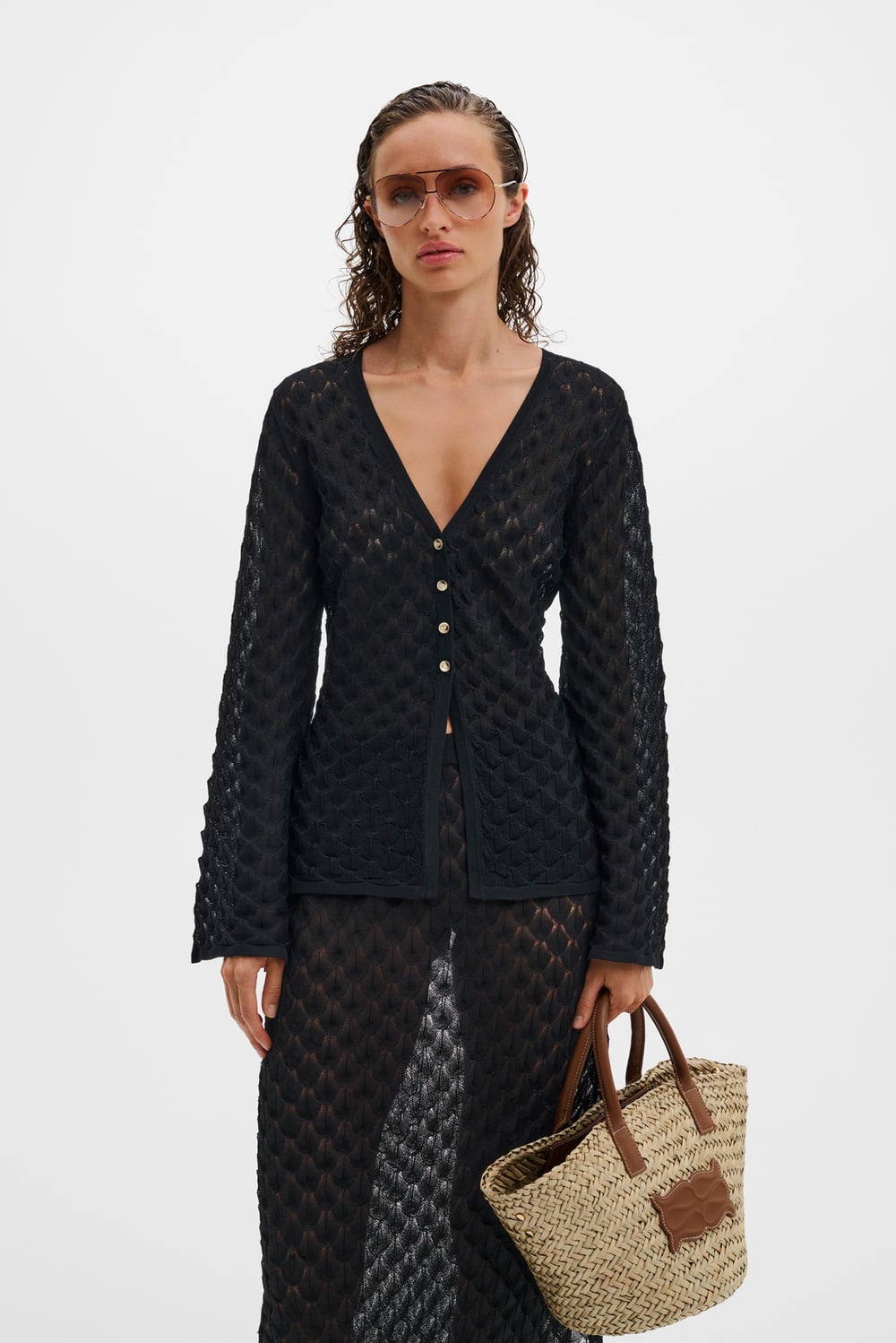 Zelie top - Black - TOPS & BLOUSES | Malina | Occasion designer