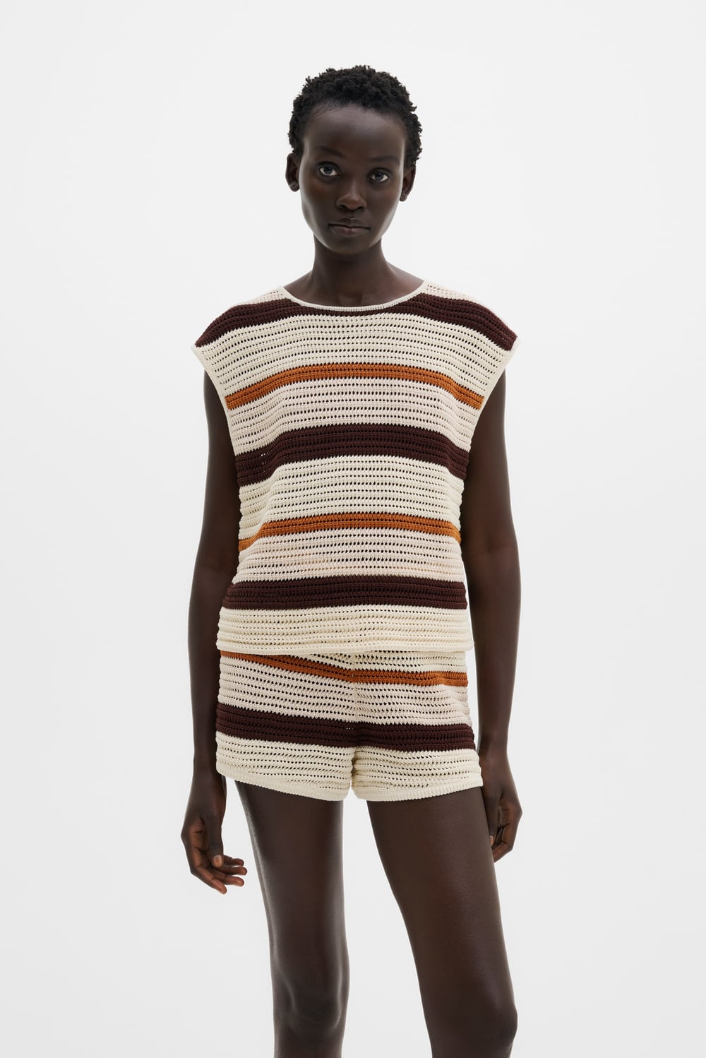 Louelle top - Multi Rust - TOPS | Malina | Occasion designer clothing