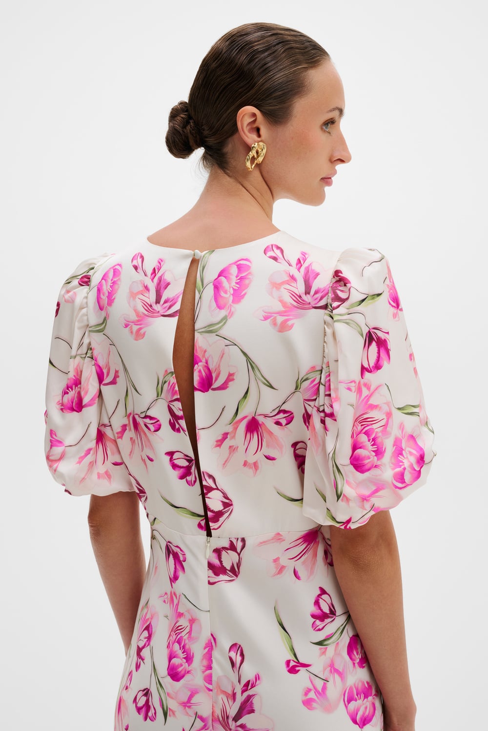 Alivia midi dress - Tulip Pink - MIDI DRESSES | Malina | Occasion designer  clothing
