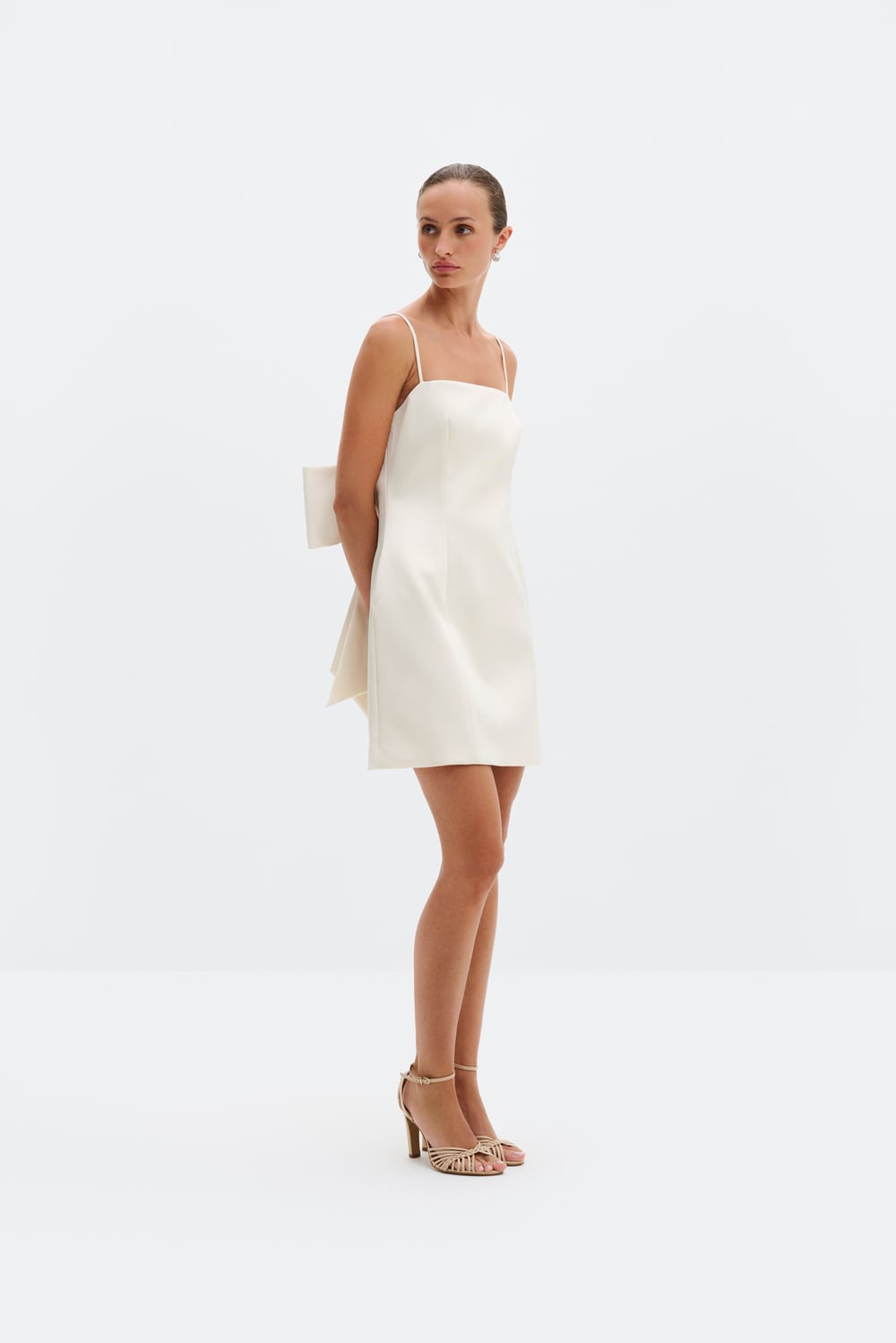 Florinna mini dress - Vanilla - MINI DRESSES | Malina | Occasion designer clothing Florinna mini dress - Vanilla - MINI DRESSES | Malina | Occasion designer clothing