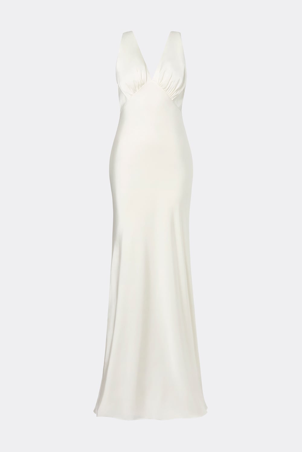 Sabrina midi dress - White - PLAIN DRESSES | Malina | Occasion designer  clothing