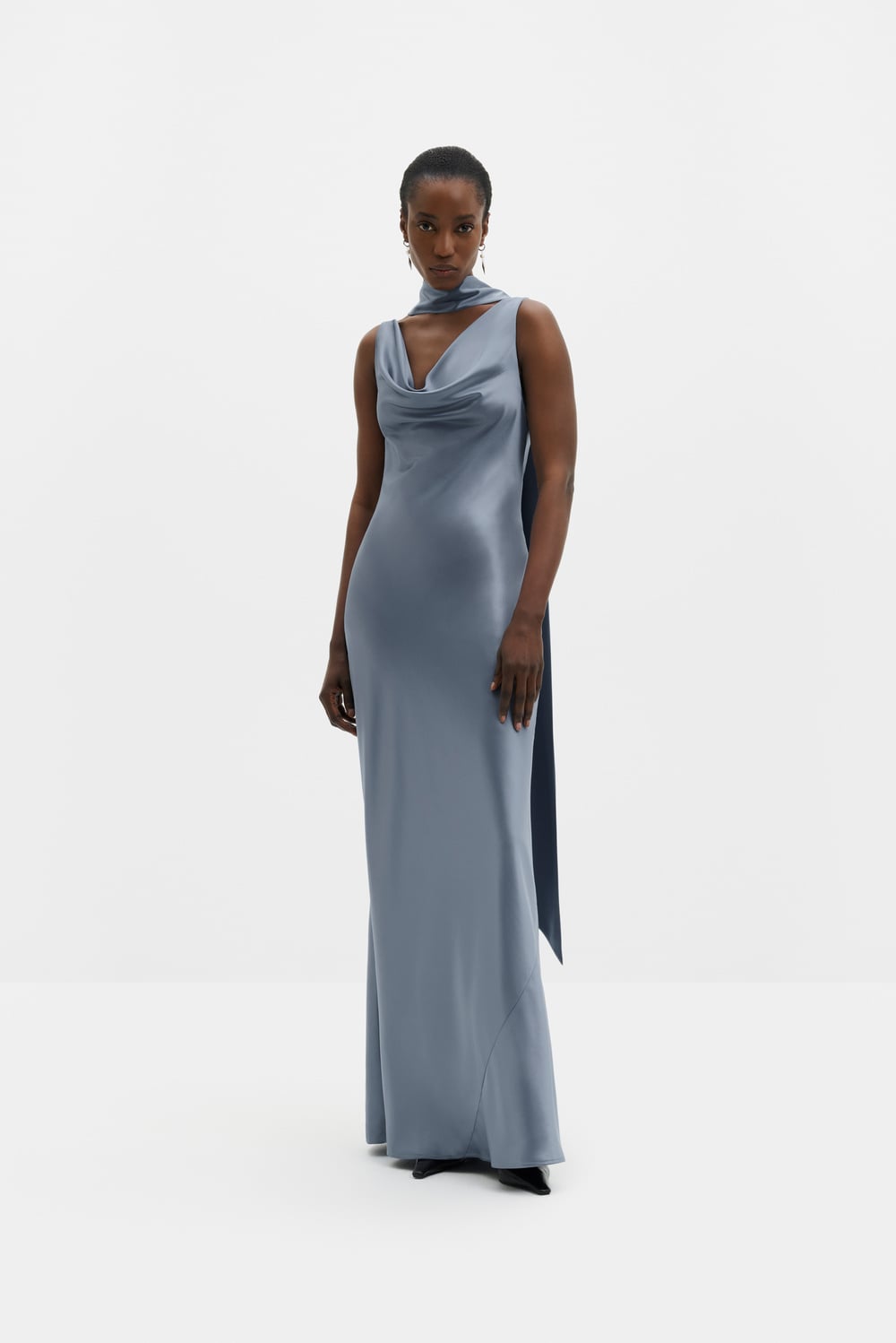 Carmine maxi dress - Greige - MAXI DRESSES | Malina | Occasion
