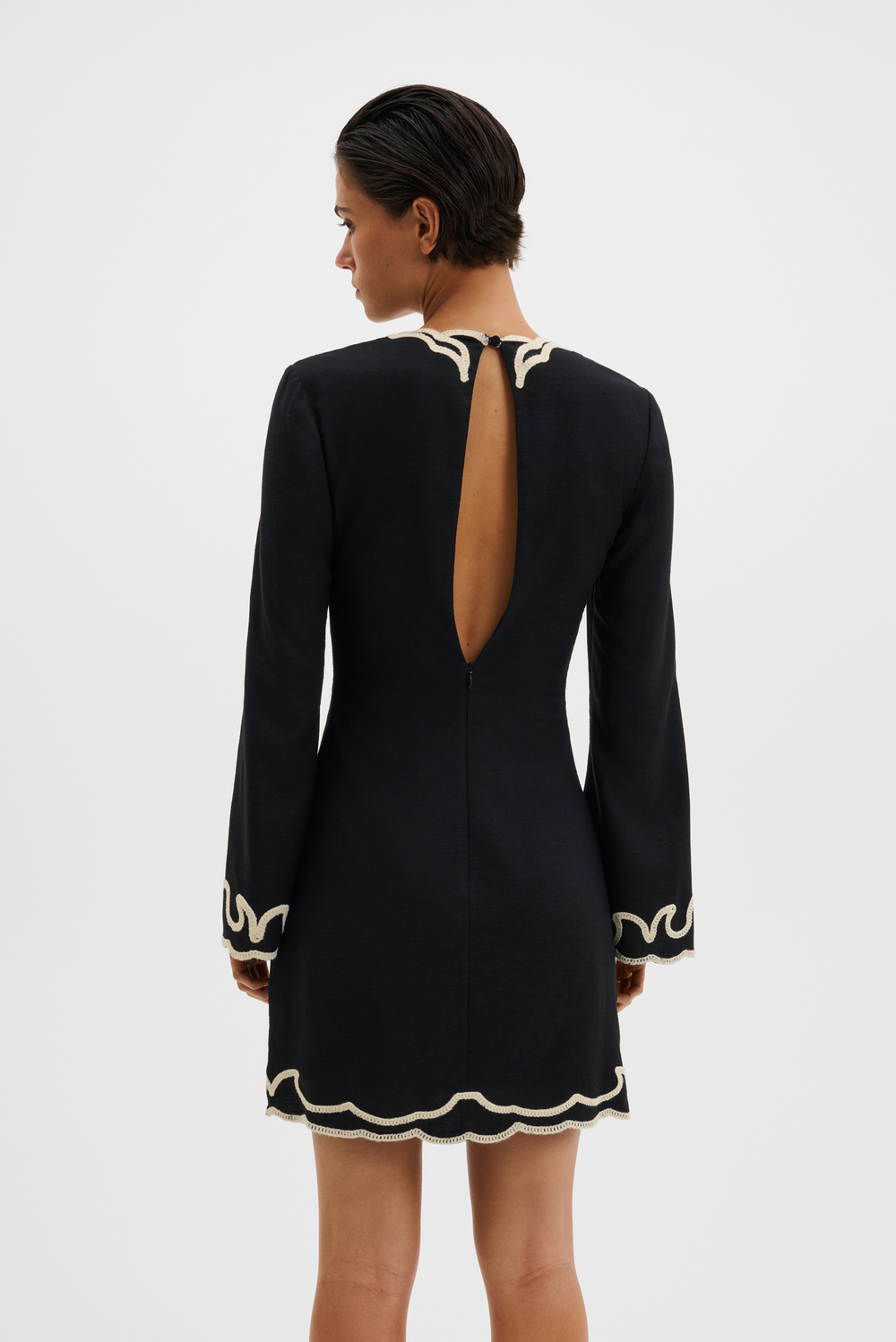 Leanna mini dress - Black - MINI DRESSES | Malina | Occasion designer clothing Leanna mini dress - Black - MINI DRESSES | Malina | Occasion designer clothing