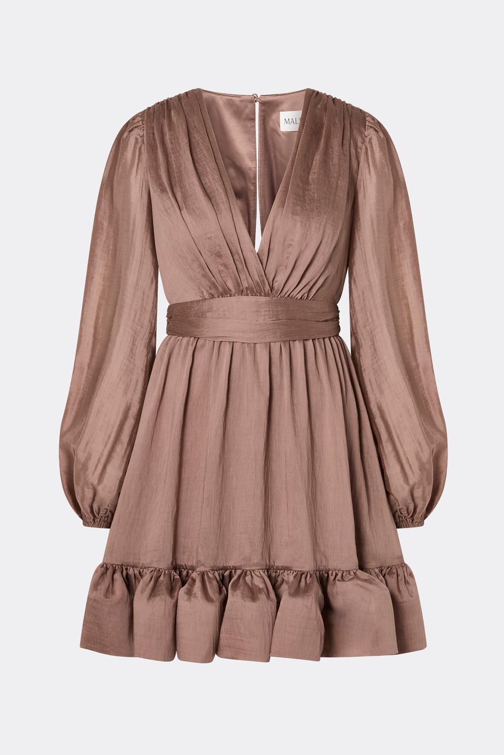 Carmine mini dress - Greige - MINI DRESSES | Malina | Occasion designer  clothing
