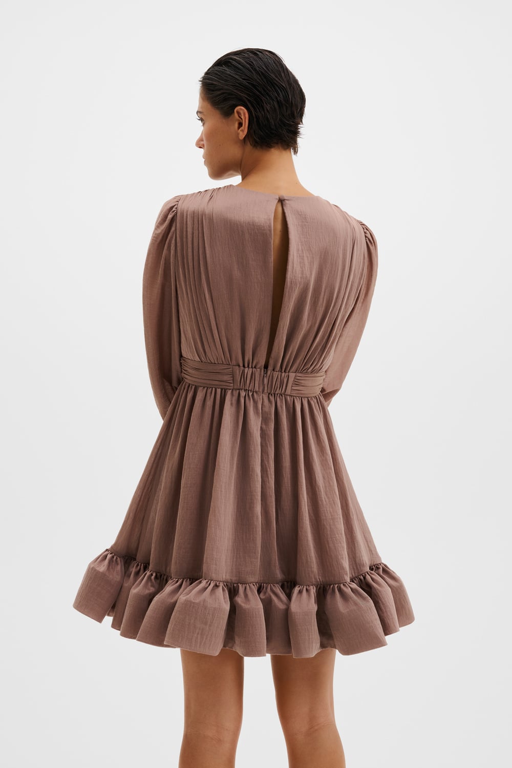 knee length dresses for ladies Imani Strapless Floral Applique Mini Dress – VICI main image 0
