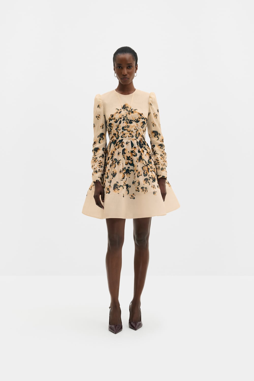 leoni mini dress Black Black / 8 cut in our lustrous stretch satin fabric that fits like a glove House OF CB Womens Cream