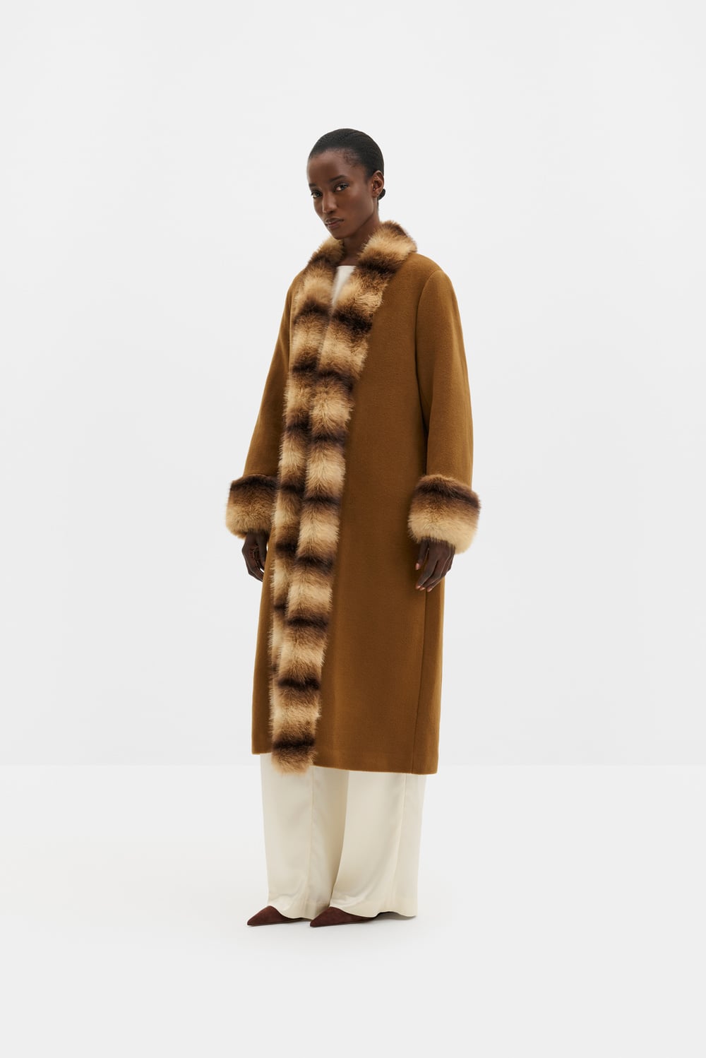 Anouk yve coat - Camel - COATS | Malina | Occasion designer clothing
