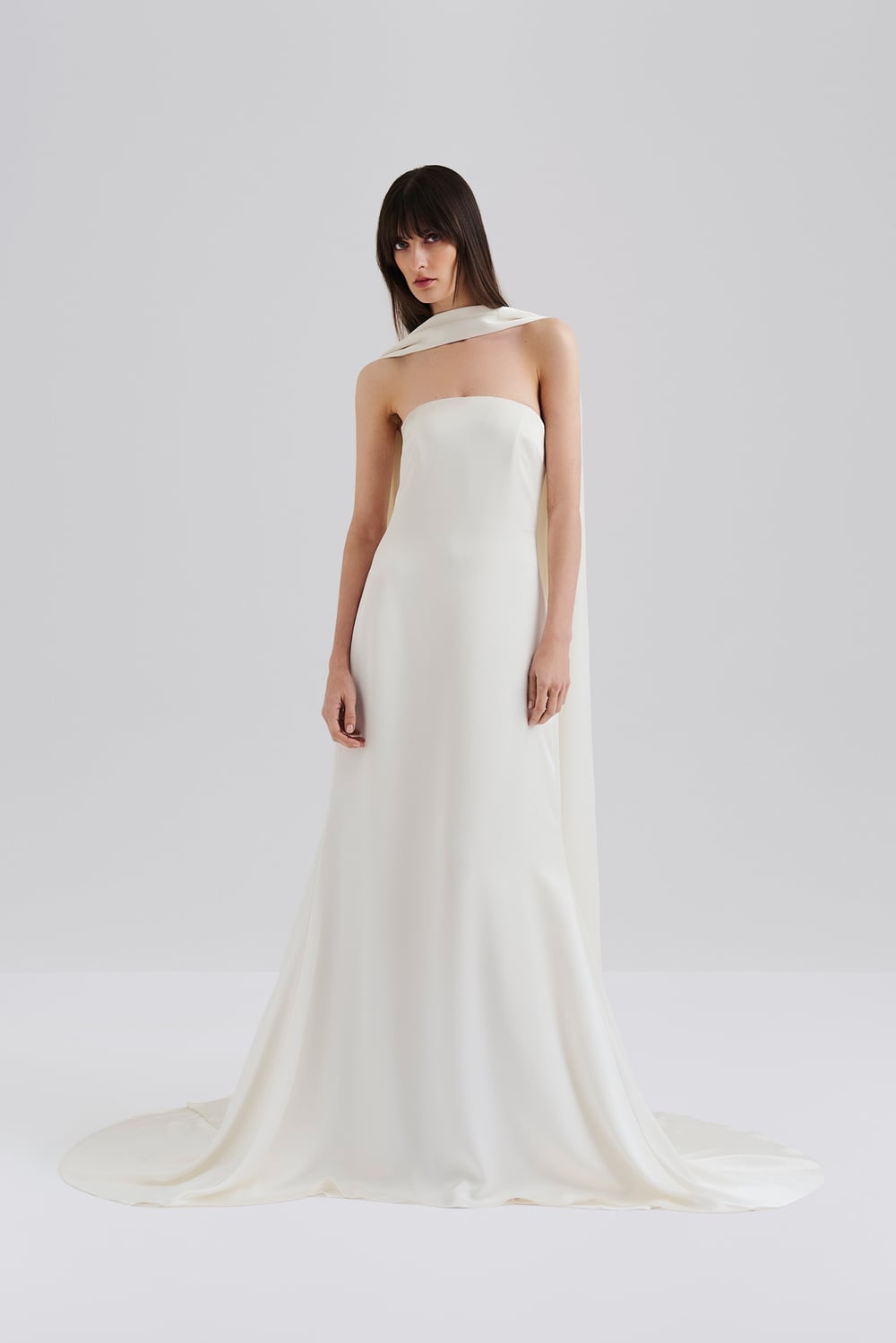 Zelda gown - Cream - MAXI DRESSES | Malina | Occasion designer clothing