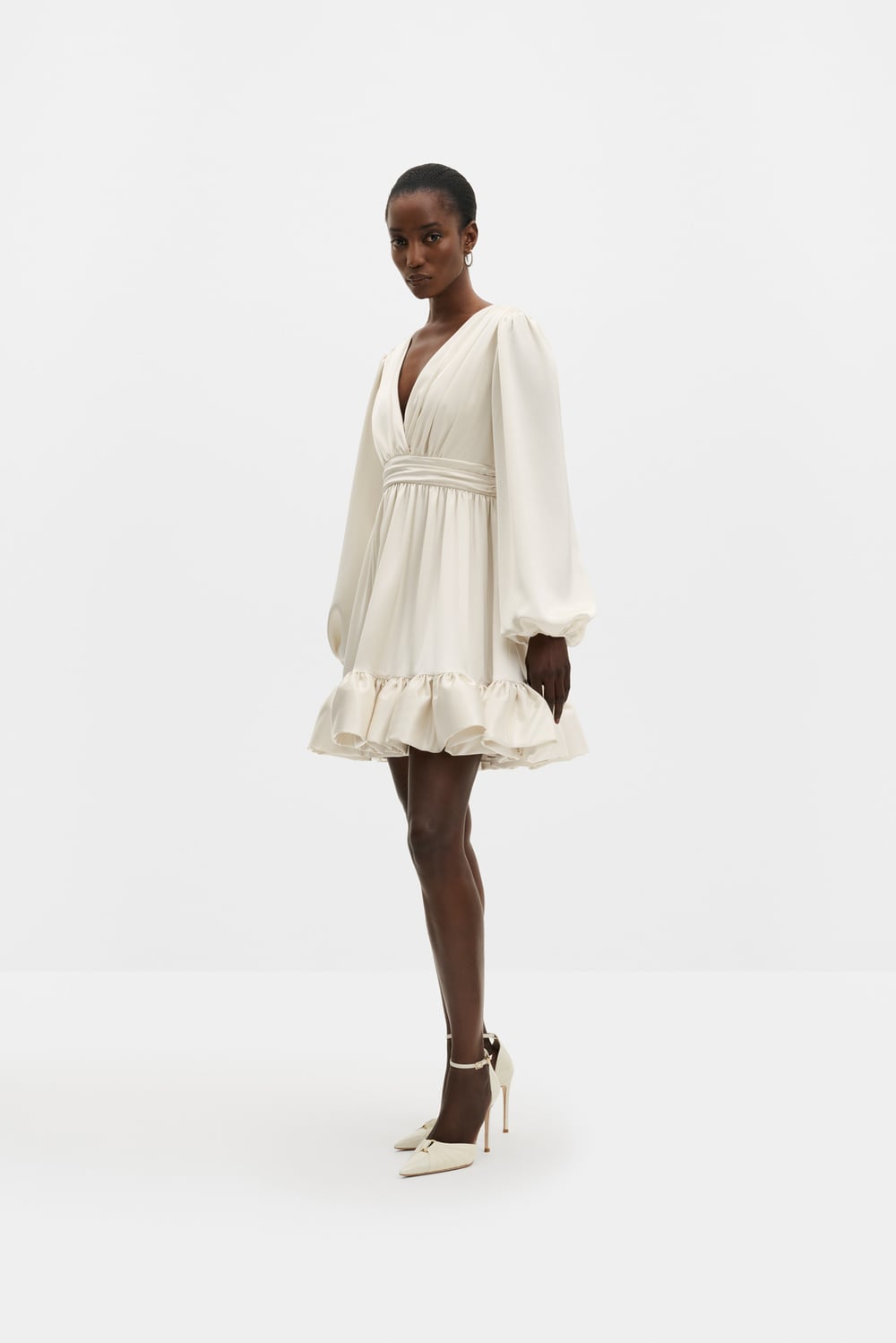 Jadie mini dress - Cream - MINI DRESSES | Malina
